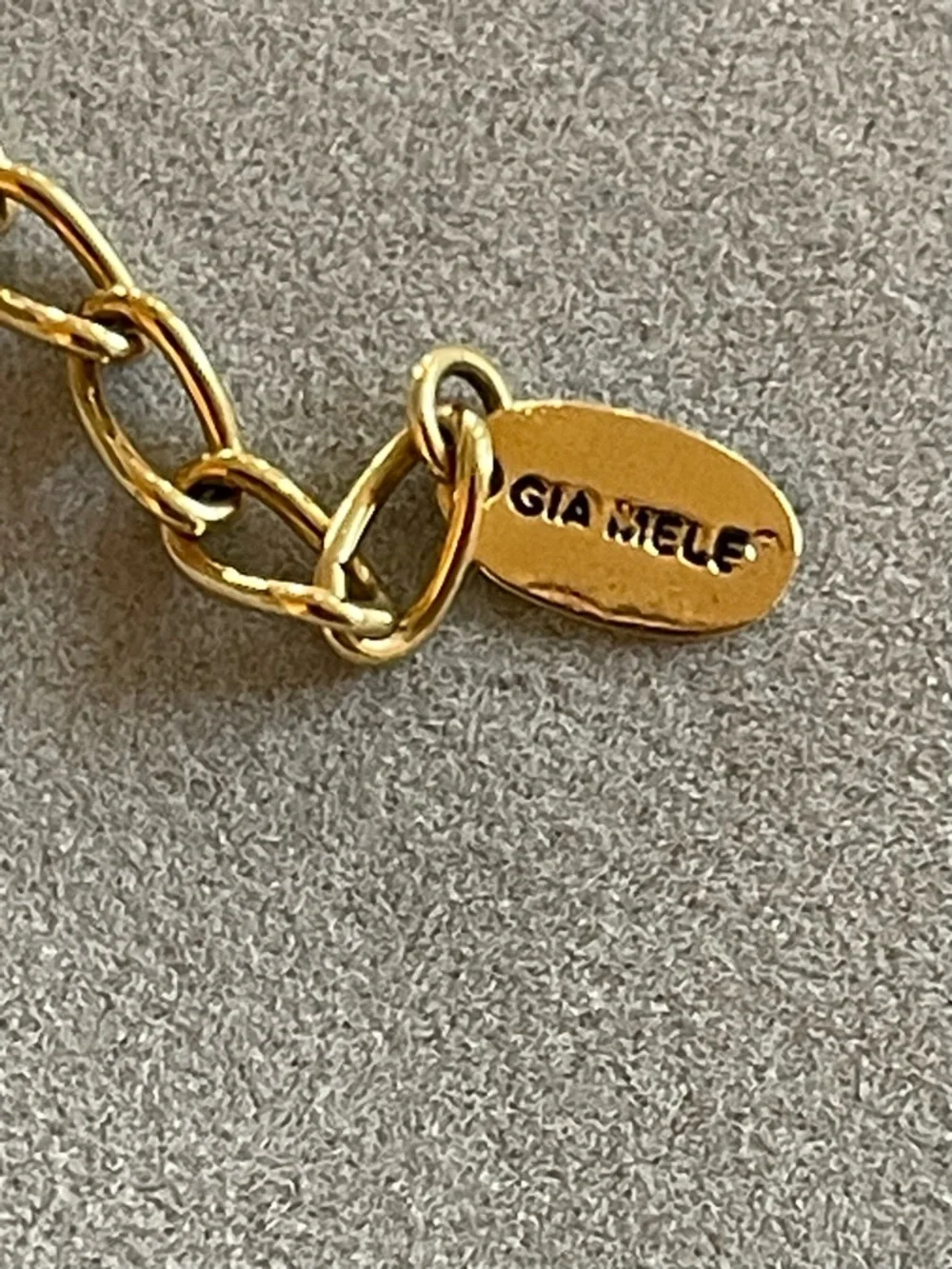 Gia Mele Gold Teardrop Bracelet with Multicolored Gemstones